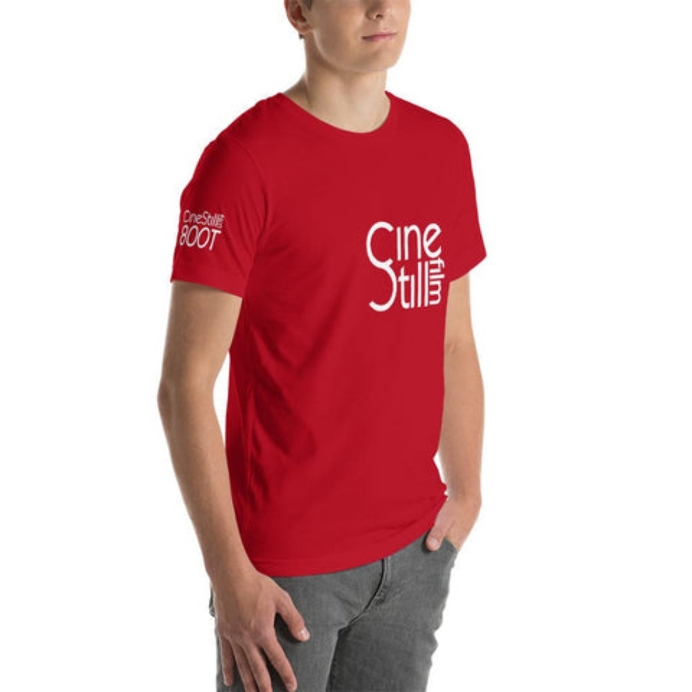Red CineStill Graphic T-Shirt for Men Medium